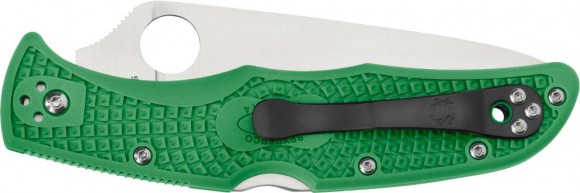 Knife Spyderco Endura4 Flat Ground. Color: Green