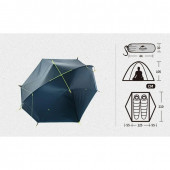 Намет двомісний Naturehike Tagar NH17T180-J, темний блакитний Намет двомісний Naturehike Tagar NH17T180-J, темний блакитний