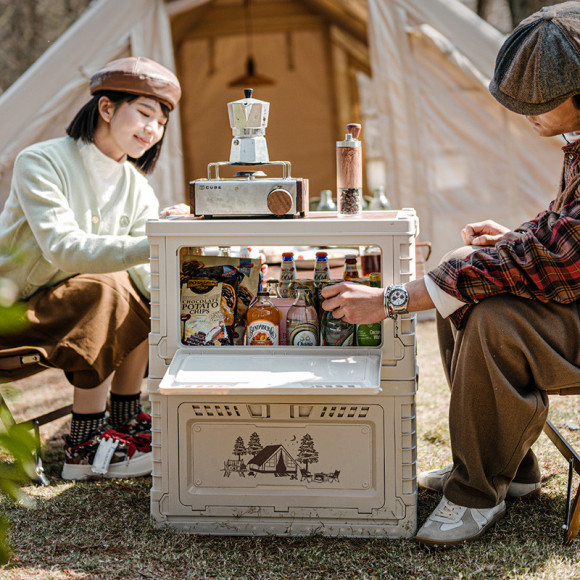 Naturehike CNH22SN019 25L Folding Container, Light Gray