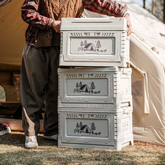 Naturehike CNH22SN019 50L Folding Container, Light Gray