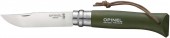 Knife Opinel Trekking №8 Inox. Color-green