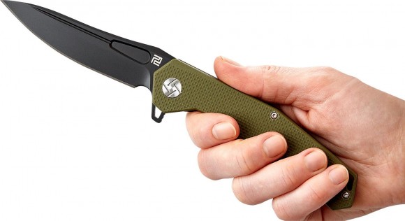 Нож Artisan Zumwalt Black Blade Olive Нож Artisan Zumwalt Black Blade Olive