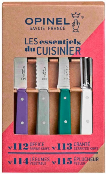 Набор ножей Opinel Les Essentiels Art Deco Набор ножей Opinel Les Essentiels Art Deco