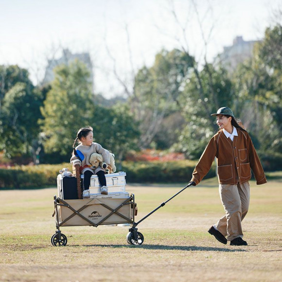 Naturehike NH19PJ001 folding stroller, sand