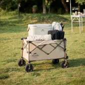 Naturehike NH20PJ009 folding stroller, sand