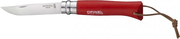 Knife Opinel №8 "Adventurer" red