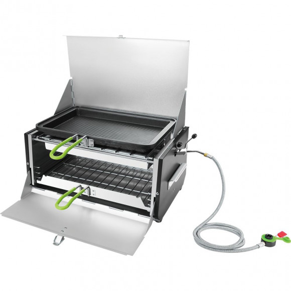 Portable gas grill with oven BRS-16B Portable gas grill with oven BRS-16B