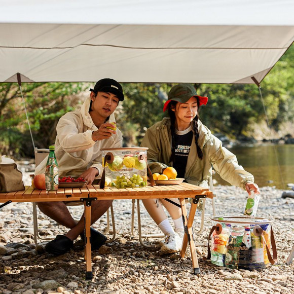 Naturehike NH20SJ040 PVC foldable water container, 10L, transparent