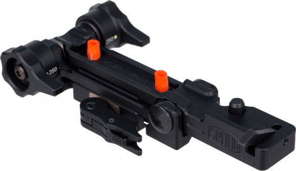 Spuhr SM-101QD BAM quick release mount for Aimpoint M4. Adjustable slope up to 600 m