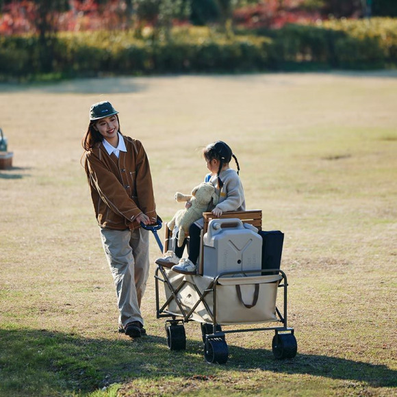 Складаний візочок Naturehike NH19PJ001, бежевий Складаний візочок Naturehike NH19PJ001, бежевий