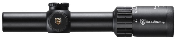 Nikko Stirling Boar Eater 1-6x24 scope with illumination. Grid - 4 Dot Nikko Stirling Boar Eater 1-6x24 scope with illumination. Grid - 4 Dot