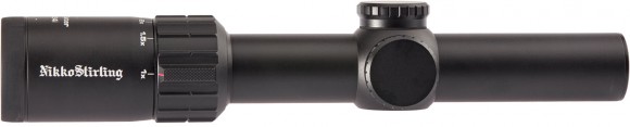 Nikko Stirling Boar Eater 1-6x24 scope with illumination. Grid - 4 Dot Nikko Stirling Boar Eater 1-6x24 scope with illumination. Grid - 4 Dot
