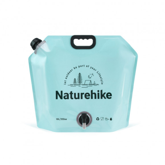 Zusammenklappbarer Wasserbehälter aus Polyethylen Naturehike CNK2450CF027, 10 l, blau Zusammenklappbarer Wasserbehälter aus Polyethylen Naturehike CNK2450CF027, 10 l, blau