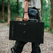 Стіл для барбекю сталевий Naturehike CNK2300CW014, чорний Стіл для барбекю сталевий Naturehike CNK2300CW014, чорний